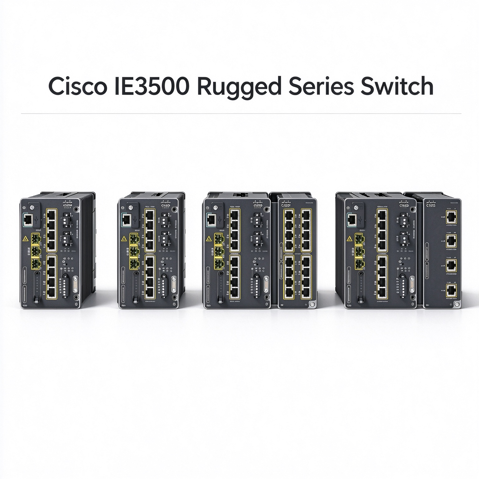 Cisco IE-3500-8T3S-E IE3500 Rugged Industrial Switch, 8x 1G RJ45 + 3x 1G SFP, Network Essentials