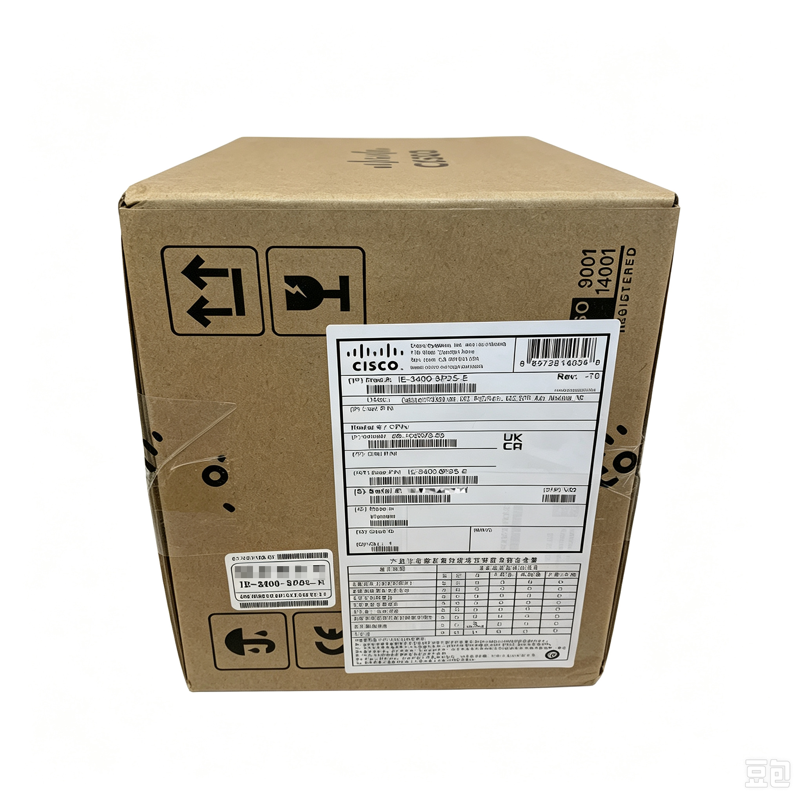 IE-3400-8P2S-E, Cisco Catalyst IE3400 Switch, 8xGE PoE+/2xGE SFP/Adv Modular