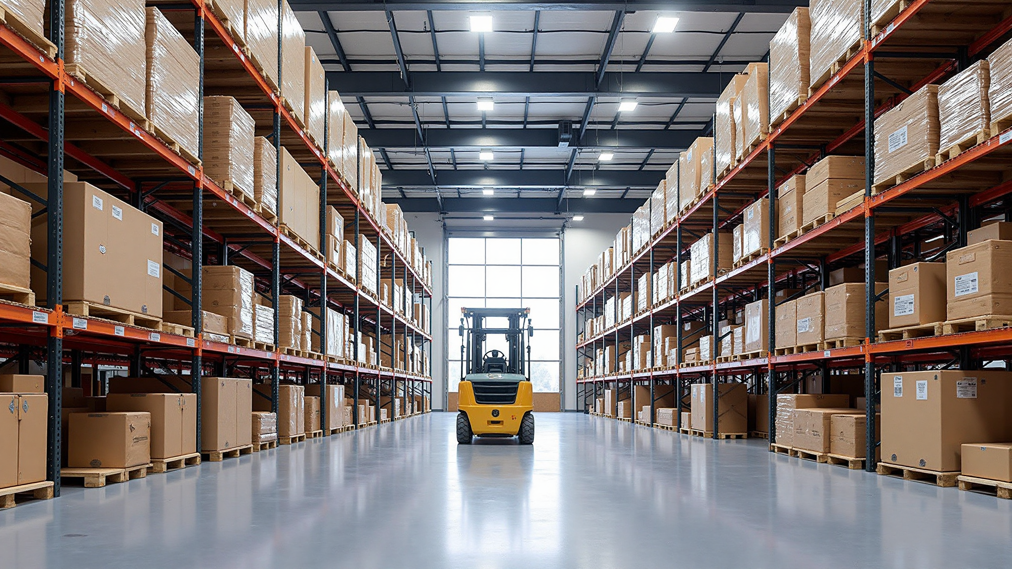 Warehouse and logistics center
